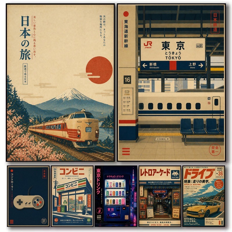 Japanese Lifestyle Store - Vintage Japanese Traditional Store Train Station