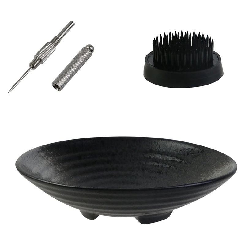 Ikebana Vase Kenzan - Ikebana Vase Kit, Ikebana Bowl And