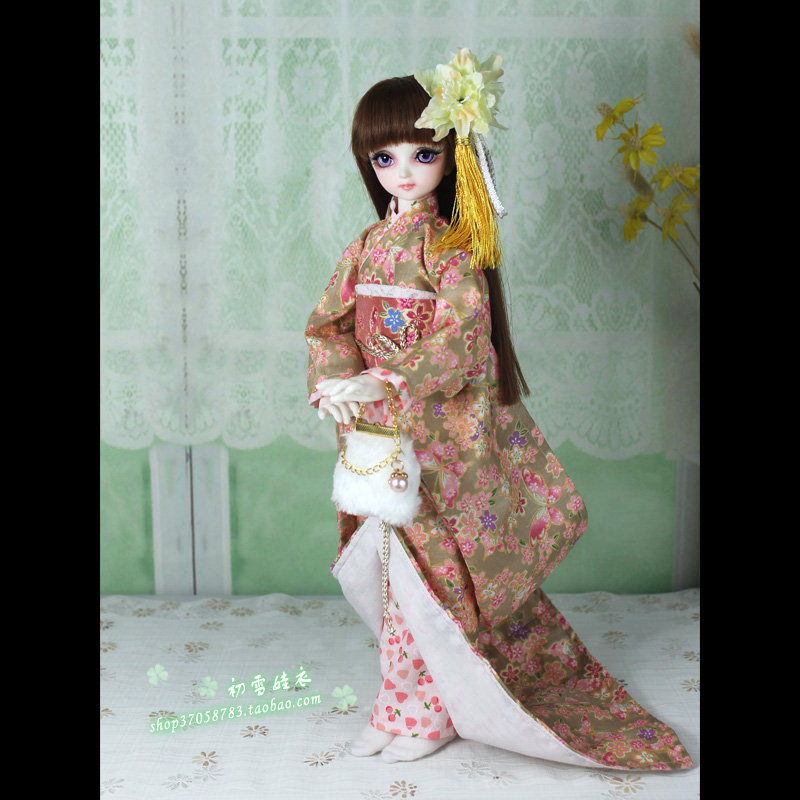 Japanese Girl Lifestyle - 1/4 1/3 BJD Japanese Kimono Yukata