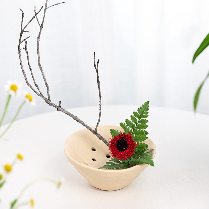 Caves Flower Bowls Ceramics Ze - Ikebana Vase Kenzan review and price