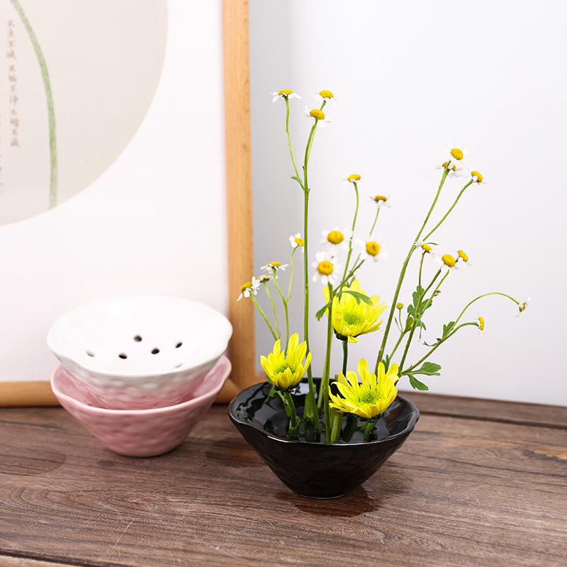 Caves Flower Bowls Ceramics Ze - Ikebana Vase Kenzan review and price