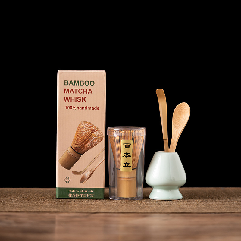 4PCS Bamboo Matcha Whisk Set H - Bamboo Whisk Chasen review and price